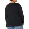 imageAmazon Essentials Womens Lightweight LongSleeve Cable Crewneck Sweater Available in Plus SizeBlack