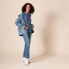 imageAmazon Essentials Womens Lightweight LongSleeve Cable Crewneck Sweater Available in Plus SizeBlue Heather
