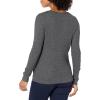 imageAmazon Essentials Womens Lightweight LongSleeve Cable Crewneck Sweater Available in Plus SizeCharcoal Heather