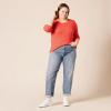 imageAmazon Essentials Womens Lightweight LongSleeve Cable Crewneck Sweater Available in Plus SizeCoral Pink