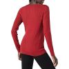 imageAmazon Essentials Womens Lightweight LongSleeve Cable Crewneck Sweater Available in Plus SizeDark Red