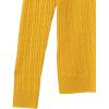 imageAmazon Essentials Womens Lightweight LongSleeve Cable Crewneck Sweater Available in Plus SizeGold