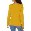 imageAmazon Essentials Womens Lightweight LongSleeve Cable Crewneck Sweater Available in Plus SizeGold