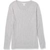 imageAmazon Essentials Womens Lightweight LongSleeve Cable Crewneck Sweater Available in Plus SizeLight Grey Heather