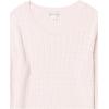 imageAmazon Essentials Womens Lightweight LongSleeve Cable Crewneck Sweater Available in Plus SizeLight Pink