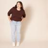 imageAmazon Essentials Womens Lightweight LongSleeve Cable Crewneck Sweater Available in Plus SizeLight Pink
