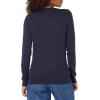 imageAmazon Essentials Womens Lightweight LongSleeve Cable Crewneck Sweater Available in Plus SizeNavy