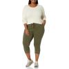imageAmazon Essentials Womens Lightweight LongSleeve Cable Crewneck Sweater Available in Plus SizeOatmeal Heather