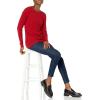 imageAmazon Essentials Womens Lightweight LongSleeve Cable Crewneck Sweater Available in Plus SizeRed