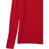 imageAmazon Essentials Womens Lightweight LongSleeve Cable Crewneck Sweater Available in Plus SizeRed
