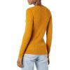imageAmazon Essentials Womens Lightweight LongSleeve Cable Crewneck Sweater Available in Plus SizeTobacco Brown