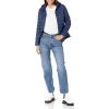 imageAmazon Essentials Womens Lightweight LongSleeve FullZip WaterResistant Packable Hooded Puffer JacketNavy