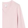 imageAmazon Essentials Womens Lightweight LongSleeve VNeck Sweater 100 CottonLight Pink