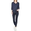 imageAmazon Essentials Womens Lightweight LongSleeve VNeck Sweater 100 CottonNavy