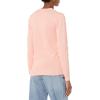 imageAmazon Essentials Womens Lightweight LongSleeve VNeck Sweater 100 CottonPeach