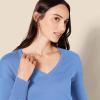 imageAmazon Essentials Womens Lightweight LongSleeve VNeck Tunic Sweater Available in Plus SizeBlue