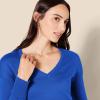 imageAmazon Essentials Womens Lightweight LongSleeve VNeck Tunic Sweater Available in Plus SizeBright Blue