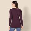imageAmazon Essentials Womens Lightweight LongSleeve VNeck Tunic Sweater Available in Plus SizeBurgundy