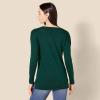 imageAmazon Essentials Womens Lightweight LongSleeve VNeck Tunic Sweater Available in Plus SizeDark Green