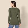 imageAmazon Essentials Womens Lightweight LongSleeve VNeck Tunic Sweater Available in Plus SizeDark Olive