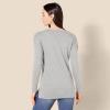 imageAmazon Essentials Womens Lightweight LongSleeve VNeck Tunic Sweater Available in Plus SizeLight Grey Heather