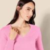imageAmazon Essentials Womens Lightweight LongSleeve VNeck Tunic Sweater Available in Plus SizePink