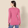 imageAmazon Essentials Womens Lightweight LongSleeve VNeck Tunic Sweater Available in Plus SizePink Heather