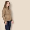 imageAmazon Essentials Womens Lightweight LongSleeve WaterResistant Packable Puffer Jacket Available in Plus SizeMushroom Brown