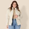 imageAmazon Essentials Womens Lightweight LongSleeve WaterResistant Packable Puffer Jacket Available in Plus SizeStone