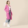 imageAmazon Essentials Womens Lightweight Longer Length OpenFront LongSleeve Cardigan Sweater Available in Plus SizeBright Pink
