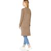 imageAmazon Essentials Womens Lightweight Longer Length OpenFront LongSleeve Cardigan Sweater Available in Plus SizeCamel Heather