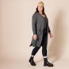 imageAmazon Essentials Womens Lightweight Longer Length OpenFront LongSleeve Cardigan Sweater Available in Plus SizeCharcoal Heather