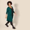 imageAmazon Essentials Womens Lightweight Longer Length OpenFront LongSleeve Cardigan Sweater Available in Plus SizeDark Green