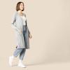 imageAmazon Essentials Womens Lightweight Longer Length OpenFront LongSleeve Cardigan Sweater Available in Plus SizeLight Grey Heather
