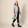 imageAmazon Essentials Womens Lightweight Longer Length OpenFront LongSleeve Cardigan Sweater Available in Plus SizeLight Grey Heather