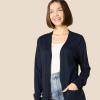 imageAmazon Essentials Womens Lightweight Longer Length OpenFront LongSleeve Cardigan Sweater Available in Plus SizeNavy