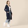 imageAmazon Essentials Womens Lightweight Longer Length OpenFront LongSleeve Cardigan Sweater Available in Plus SizeNavy