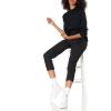 imageAmazon Essentials Womens Lightweight Mockneck Sweater Available in Plus SizeBlack