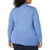 imageAmazon Essentials Womens Lightweight Mockneck Sweater Available in Plus SizeBlue