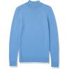 imageAmazon Essentials Womens Lightweight Mockneck Sweater Available in Plus SizeBlue