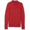 imageAmazon Essentials Womens Lightweight Mockneck Sweater Available in Plus SizeDark Red