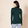 imageAmazon Essentials Womens Lightweight Mockneck Sweater Available in Plus SizeForest Green