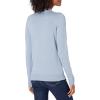 imageAmazon Essentials Womens Lightweight Mockneck Sweater Available in Plus SizeIndigo Blue Heather