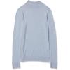 imageAmazon Essentials Womens Lightweight Mockneck Sweater Available in Plus SizeIndigo Blue Heather