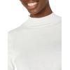 imageAmazon Essentials Womens Lightweight Mockneck Sweater Available in Plus SizeIvory