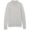 imageAmazon Essentials Womens Lightweight Mockneck Sweater Available in Plus SizeLight Grey Heather