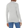 imageAmazon Essentials Womens Lightweight Mockneck Sweater Available in Plus SizeLight Grey Heather
