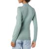 imageAmazon Essentials Womens Lightweight Mockneck Sweater Available in Plus SizeSage Green Heather