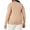 imageAmazon Essentials Womens Lightweight Mockneck Sweater Available in Plus SizeTaupe Heather
