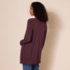 imageAmazon Essentials Womens Lightweight OpenFront Cardigan Sweater Available in Plus SizeBurgundy